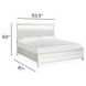 Springhouse Whisper White and Gray Queen Upholstered Storage Panel Bed