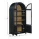 Magnolia Black 4 Door Curio Cabinet