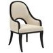 Atrium Beige Upholstered Hostess Chair Set of 2