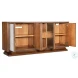 Lloyds Leopard Brown And Silver Entertainment Credenza