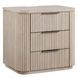 Henry Sand 3 Drawer Nightstand with USB Charging