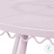 Erica Pink Wrought Iron Outdoor Cafe Table