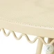 Erica Cream Wrought Iron Outdoor Cafe Table