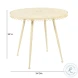 Erica Cream Wrought Iron Outdoor Cafe Table