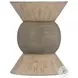 Mercantile Light Natural Wood Round Robin Accent Table