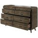 Rex Walnut Queen Panel Bedroom Set