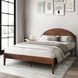 Rowland Walnut Queen Platform Bed