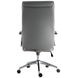 DC 602 SFGR Softy Gray Upholstered Tall Desk Chair