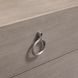Linea Cerused Greige And Textured Graphite Metal Nightstand