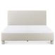 Ichigo Light Gray Upholstered Platform Bedroom Set