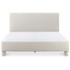 Ichigo Light Gray King Upholstered Platform Bed