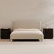 Ichigo Light Gray King Upholstered Platform Bed