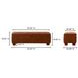 Ichigo Deep Orange Upholstered Storage Bed Bench