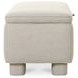 Ichigo Light Gray Upholstered Storage Bed Bench