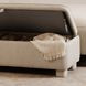 Ichigo Light Gray Upholstered Storage Bed Bench