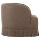 Maren Brown Upholstered Swivel Accent Chair