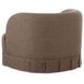 Maren Brown Upholstered Swivel Accent Chair