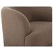 Maren Brown Upholstered Swivel Accent Chair