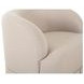 Maren Beige Upholstered Swivel Accent Chair