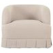 Maren Beige Upholstered Swivel Accent Chair