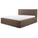 Maren Brown Queen Upholstered Platform Bed