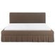 Maren Brown Queen Upholstered Platform Bed