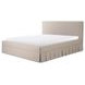 Maren Beige Queen Upholstered Platform Bed