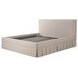 Maren Beige Queen Upholstered Platform Bed