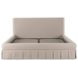 Maren Beige Queen Upholstered Platform Bed