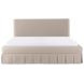 Maren Beige Queen Upholstered Platform Bed