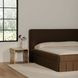 Maren Brown King Upholstered Platform Bed