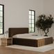 Maren Brown King Upholstered Platform Bed
