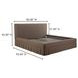 Maren Brown King Upholstered Platform Bed
