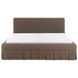 Maren Brown King Upholstered Platform Bed