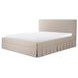 Maren Beige King Upholstered Platform Bed
