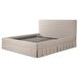 Maren Beige King Upholstered Platform Bed