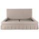 Maren Beige King Upholstered Platform Bed