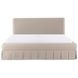 Maren Beige King Upholstered Platform Bed