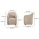 Drava Beige Upholstered Dining Chair