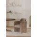 Mesto Taupe Upholstered Dining Chair