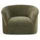 Thora Dark Green Upholstered Lounge Chair