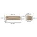 Thora Beige 109" Sofa