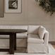 Fable Beige Upholstered Slipcover Dining Chair and Half
