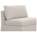 Fable Beige Upholstered Slipcover Dining Chair and Half