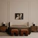 Verity Warm Brown Upholstered Stool