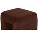 Verity Warm Brown Upholstered Stool