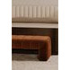 Verity Warm Brown Upholstered Bed Bench