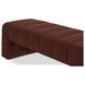 Verity Warm Brown Upholstered Bed Bench