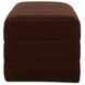 Verity Warm Brown Upholstered Bed Bench