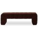 Verity Warm Brown Upholstered Bed Bench